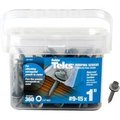 Itw Brands #9-15 x 1 in Hex Hex Machine Screw, Plain Steel 21401